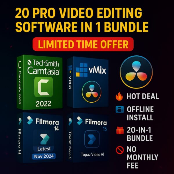 20 + Video Editing Bundle